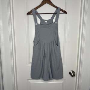 Halara Waffle Knit Casual Short Overalls